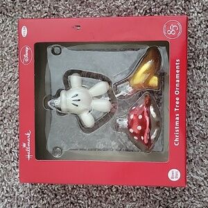 Disney Glass Ornament Set